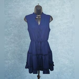 Cupshe Blue Sleeveless Dress - Small